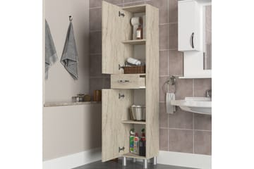 Høyskap til bad Namo Høyskap Bad Beige - Oppbevaring - Oppbevaring til baderom - Veggskap & høyskap