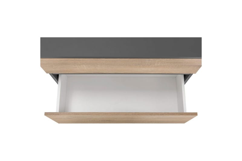 Högskåp till badrum Loft24 Tvättställsskåp Wisla Graphite Grey, Dark Colored Wood - Oppbevaring - Oppbevaring til baderom - Veggskap & høyskap