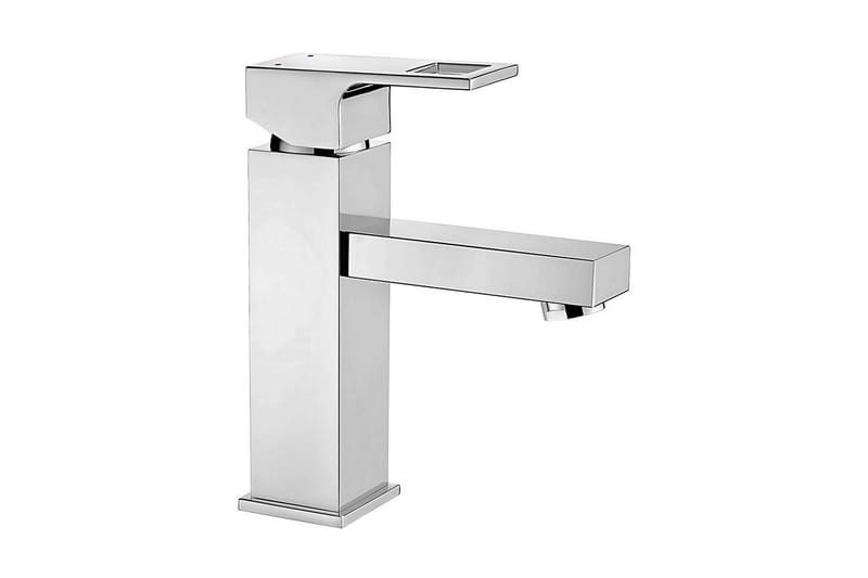 Alba Baderomsett - Eik/Hvit/Høyglans - Oppbevaring - Oppbevaring til baderom - Komplette møbelpakker