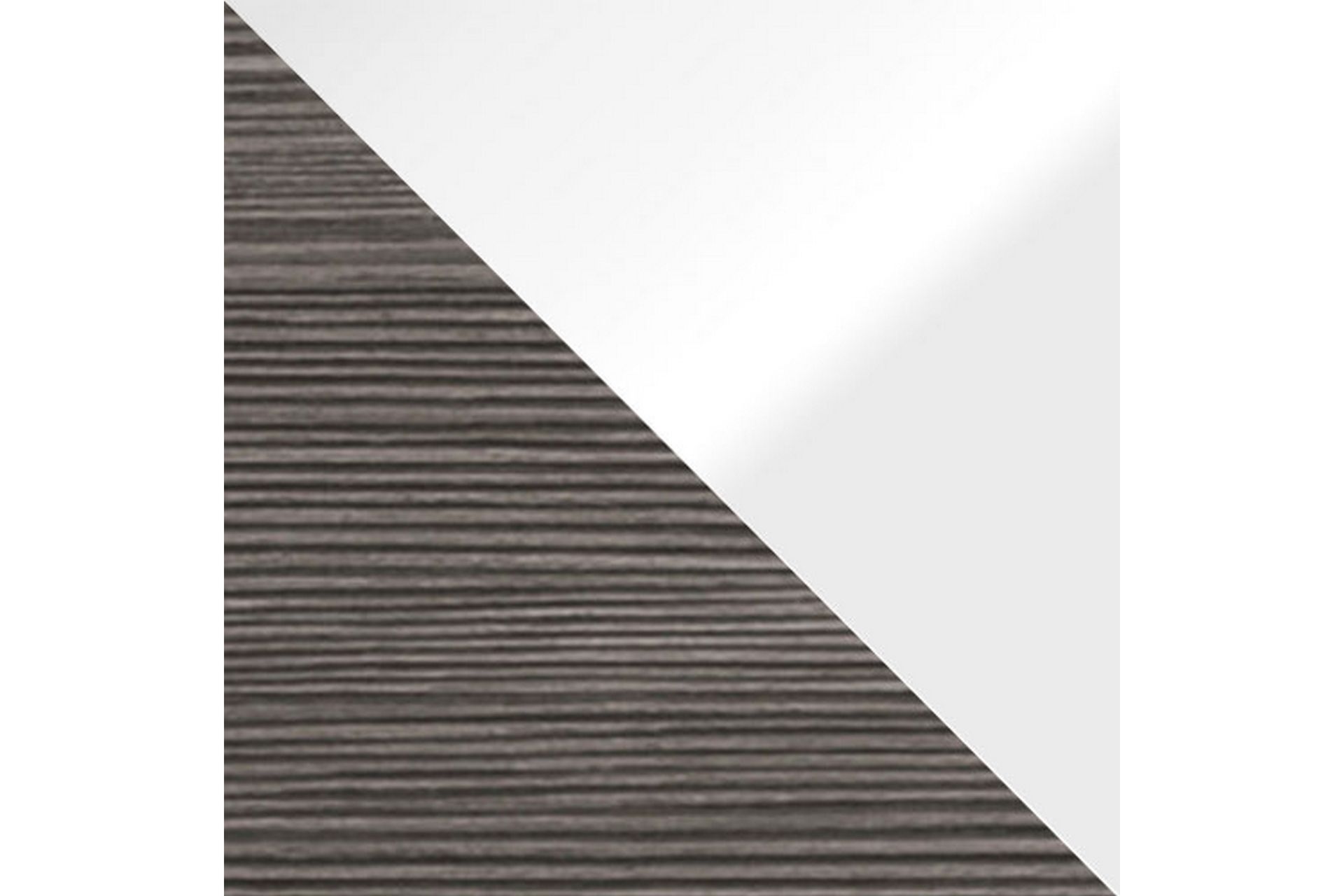 Baderomsett Alba - Hvit/Høyglans/Grå/Brun - Oppbevaring - Oppbevaring til baderom - Komplette møbelpakker