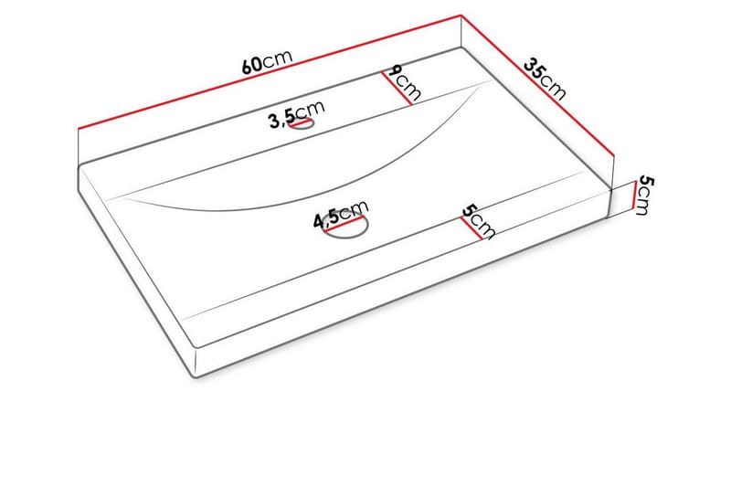 Galbally Badrumsmöbelset Brown - Oppbevaring - Oppbevaring til baderom - Komplette møbelpakker
