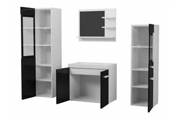 Galbally Badrumsmöbelset Grey - Oppbevaring - Oppbevaring til baderom - Komplette møbelpakker