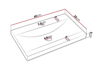 Galbally Badrumsmöbelset White - Oppbevaring - Oppbevaring til baderom - Komplette møbelpakker