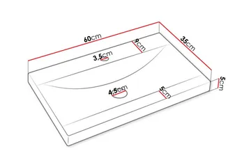 Galbally Badrumsmöbelset White - Oppbevaring - Oppbevaring til baderom - Komplette møbelpakker