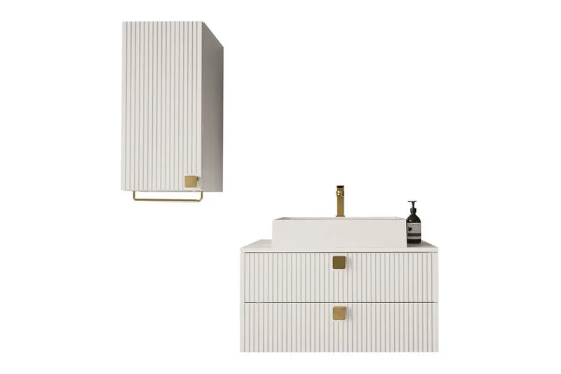 Glenndale Baderomsmøbelsett, Hvid