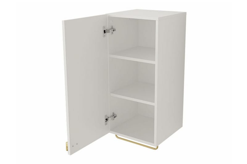 Glenndale Baderomsmøbelsett - Hvid - Oppbevaring - Oppbevaring til baderom - Komplette møbelpakker