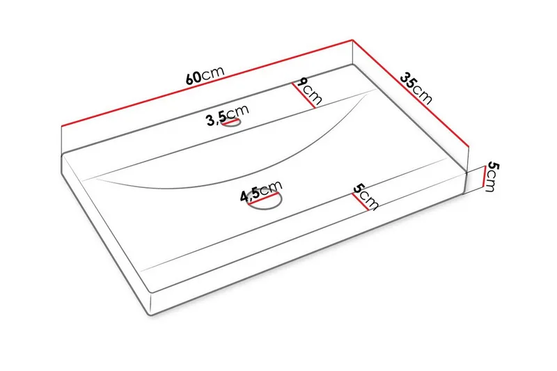 Kintore Baderomsmøbelsett - Hvid - Oppbevaring - Oppbevaring til baderom - Komplette møbelpakker