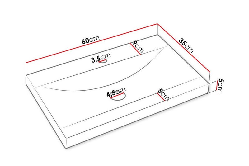 Kintore Baderomsmøbelsett - Hvid - Oppbevaring - Oppbevaring til baderom - Komplette møbelpakker