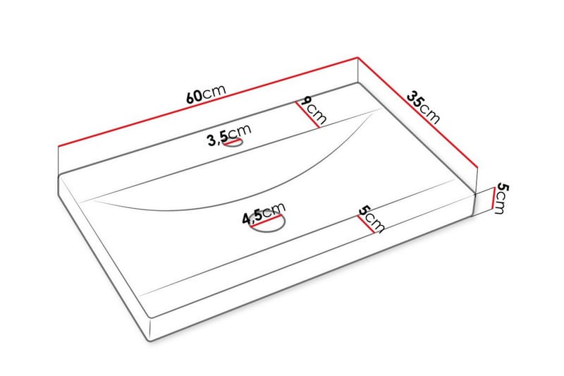 Kintore Baderomsmøbelsett - Hvid - Oppbevaring - Oppbevaring til baderom - Komplette møbelpakker