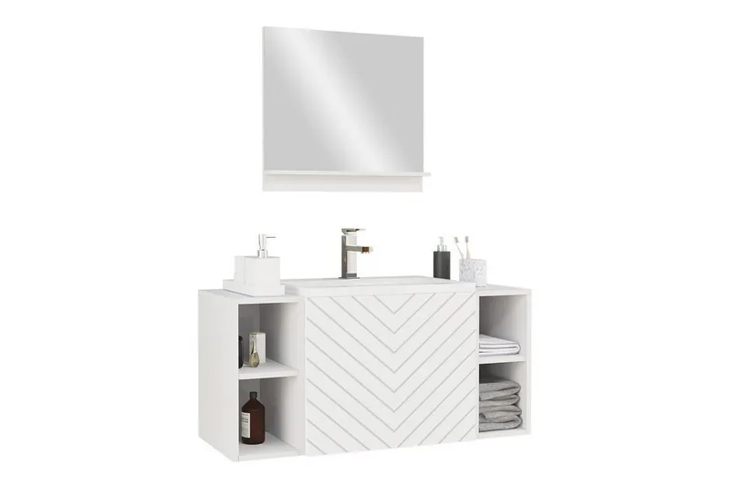 Kintore Baderomsmøbelsett, Hvid