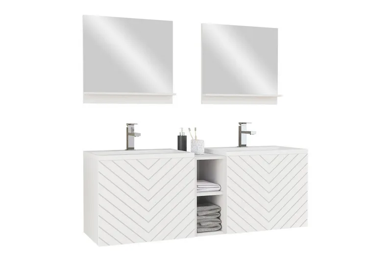 Kintore Baderomsmøbelsett, Hvid