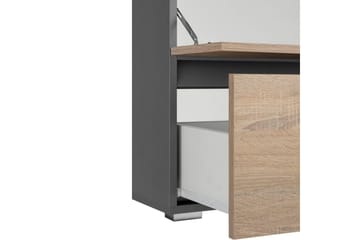 Komplette møbelpakker Loft24 Wisla komplett møbelpakke Grå 15x60 cm - Oppbevaring - Oppbevaring til baderom - Komplette møbelpakker
