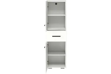 Malika Høyskap til Bad 130x38x35 cm - Hvit - Oppbevaring - Oppbevaring til baderom - Veggskap & høyskap