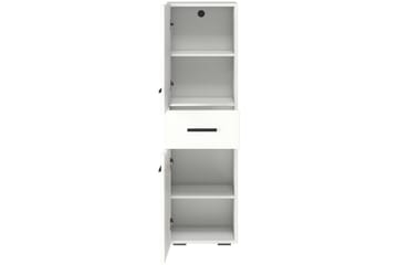 Malika Høyskap til Bad 130x38x35 cm - Hvit - Oppbevaring - Oppbevaring til baderom - Veggskap & høyskap