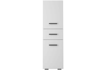 Malika Høyskap til Bad 130x38x35 cm - Hvit - Oppbevaring - Oppbevaring til baderom - Veggskap & høyskap