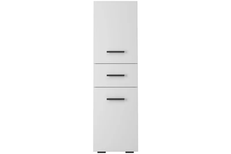 Malika Høyskap til Bad 130x38x35 cm - Hvit - Oppbevaring - Oppbevaring til baderom - Veggskap & høyskap