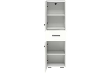 Malika Høyskap til Bad 130x38x35 cm - Hvit - Oppbevaring - Oppbevaring til baderom - Veggskap & høyskap