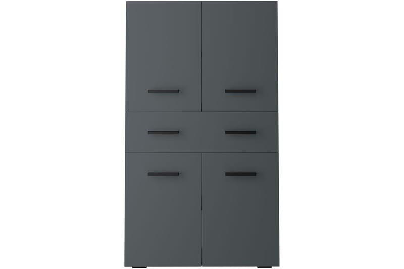 Malika Høyskap til Bad 130x76x35 cm - Grå - Oppbevaring - Oppbevaring til baderom - Veggskap & høyskap