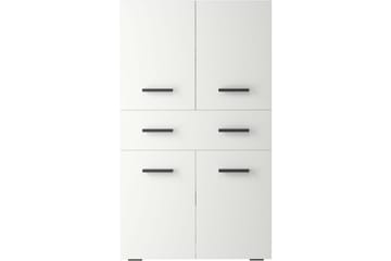 Malika Høyskap til Bad 130x76x35 cm - Hvit - Oppbevaring - Oppbevaring til baderom - Veggskap & høyskap