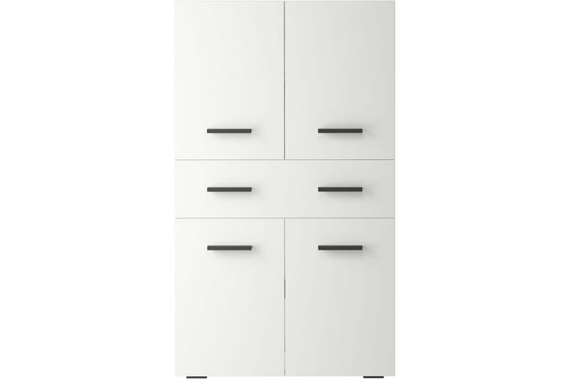 Malika Høyskap til Bad 130x76x35 cm - Hvit - Oppbevaring - Oppbevaring til baderom - Veggskap & høyskap