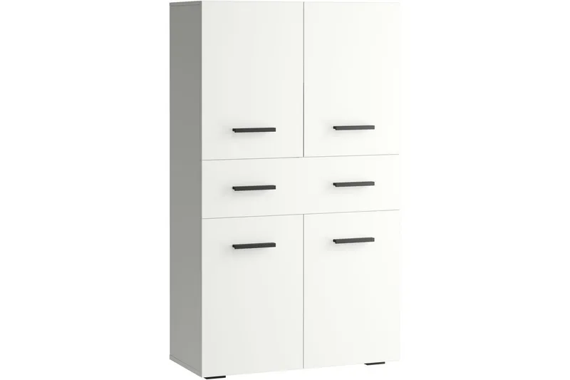 Malika Høyskap til Bad 130x76x35 cm, Hvit