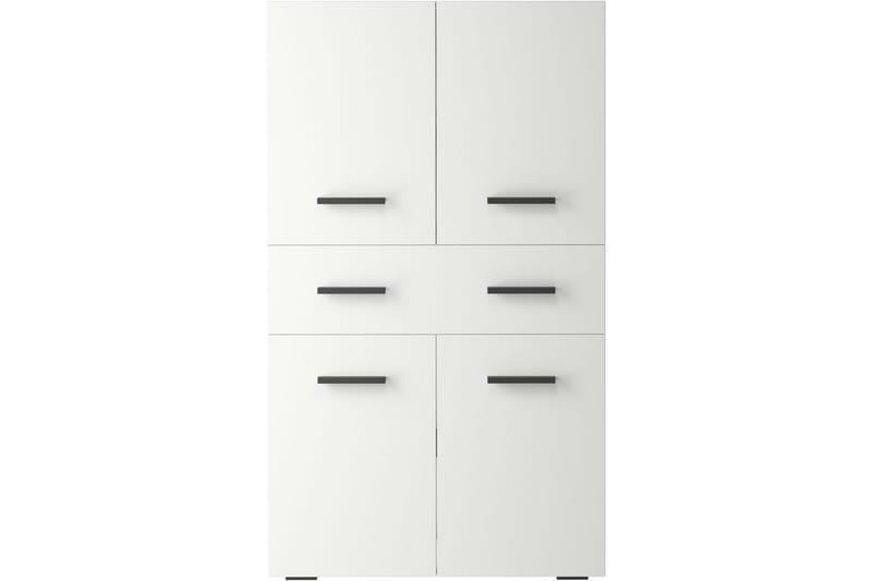 Malika Høyskap til Bad 130x76x35 cm - Hvit - Oppbevaring - Oppbevaring til baderom - Veggskap & høyskap