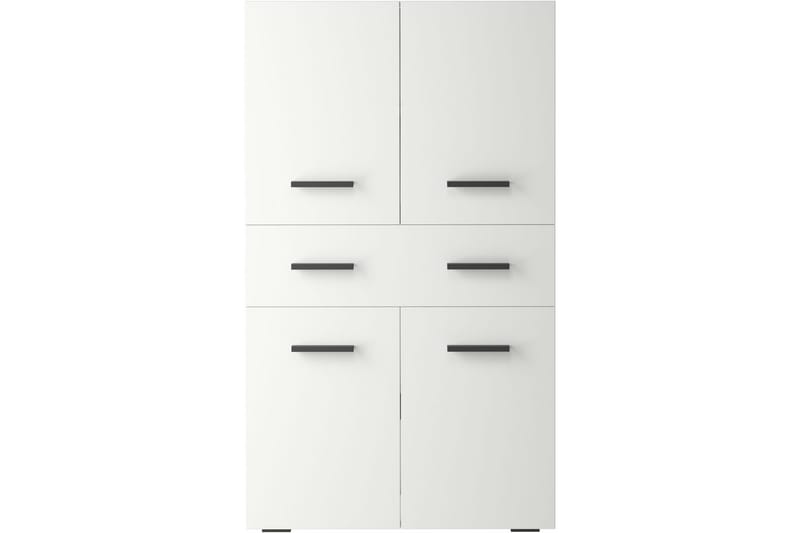 Malika Høyskap til Bad 130x76x35 cm - Hvit - Oppbevaring - Oppbevaring til baderom - Veggskap & høyskap