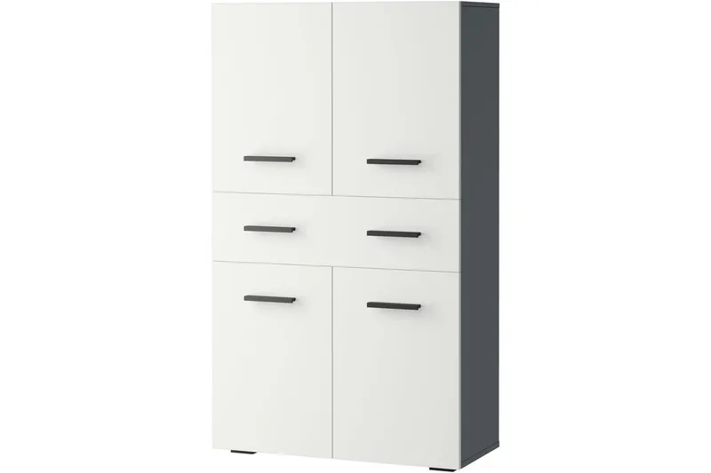 Malika Høyskap til Bad 130x76x35 cm, Hvit