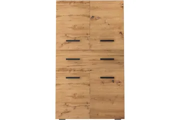 Malika Høyskap til Bad 130x76x35 cm - Natur - Oppbevaring - Oppbevaring til baderom - Veggskap & høyskap