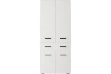 Malika Høyskap til Bad 180x76x35 cm - Hvit - Oppbevaring - Oppbevaring til baderom - Veggskap & høyskap