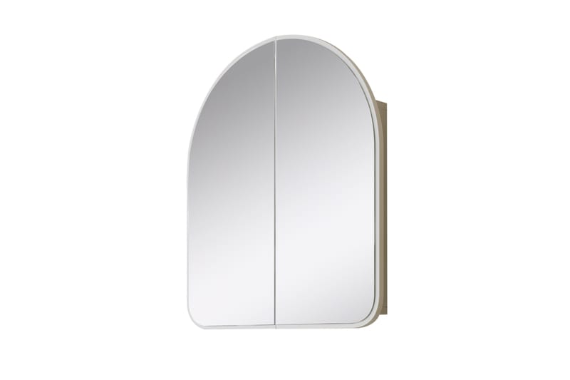 Overskap med speil Duigen 45 cm - Hvit - Speilskap