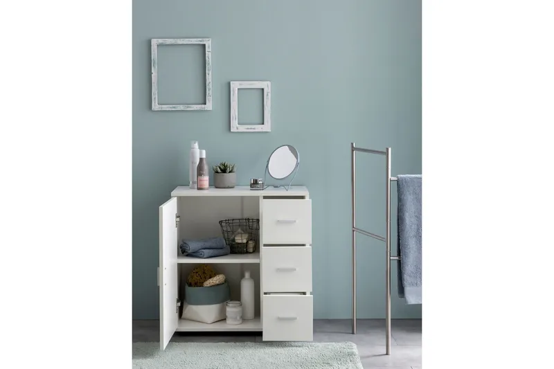 Paityn Baderomsskap 60x33 cm - Hvit - Oppbevaring - Oppbevaring til baderom - Servantskap & kommode