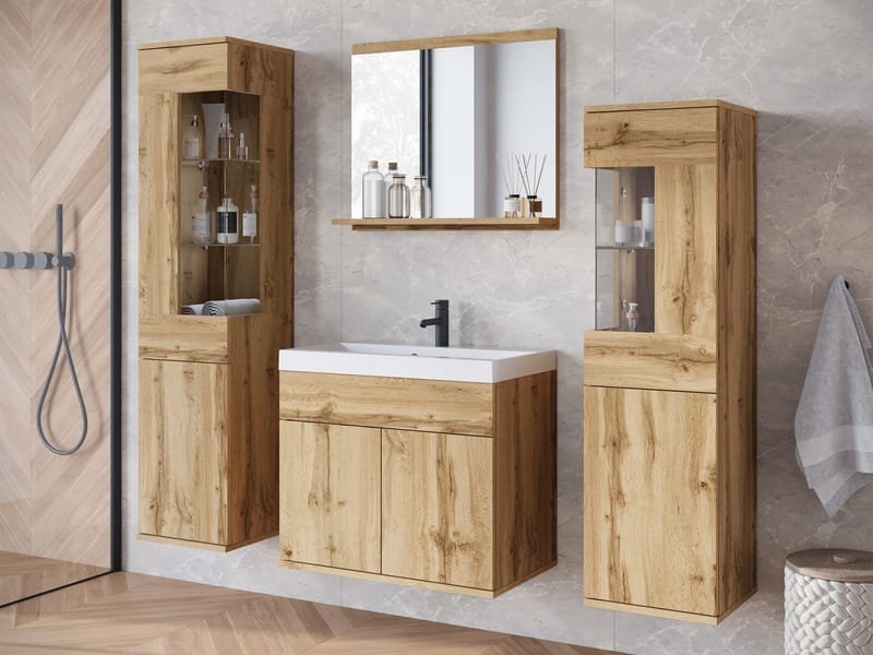 Serlin Baderomsmøbelsett - Oppbevaring - Oppbevaring til baderom - Komplette møbelpakker