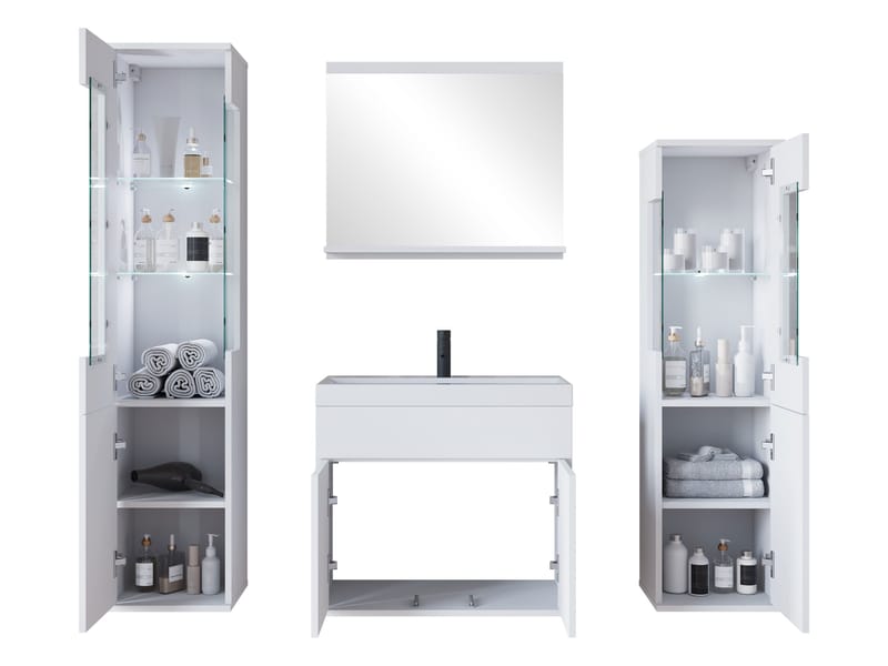 Serlin Baderomsmøbelsett - Oppbevaring - Oppbevaring til baderom - Komplette møbelpakker