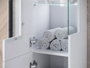 Serlin Baderomsmøbelsett - Oppbevaring - Oppbevaring til baderom - Komplette møbelpakker