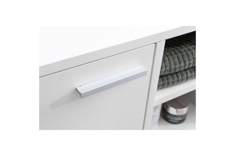 Servantensokkel Wohnling Foliert Sponplate 1 Dør 3 Lagringshyller Moderne - Oppbevaring - Oppbevaring til baderom - Veggskap & høyskap