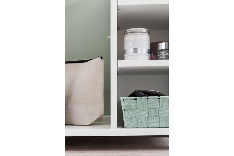 Servantensokkel Wohnling Foliert Sponplate 1 Dør 3 Lagringshyller Moderne - Oppbevaring - Oppbevaring til baderom - Veggskap & høyskap