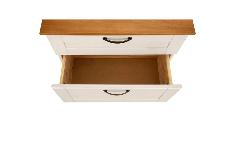 Servantskap Alby 1 skuff, Hvit/Honning - 1 skuff, Hvit/Honning - Oppbevaring - Oppbevaring til baderom - Veggskap & høyskap