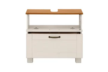 Servantskap Alby 1 skuff, Hvit/Honning - 1 skuff, Hvit/Honning - Oppbevaring - Oppbevaring til baderom - Veggskap & høyskap