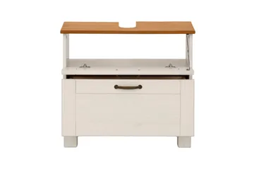 Servantskap Alby 1 skuff, Hvit/Honning - 1 skuff, Hvit/Honning - Oppbevaring - Oppbevaring til baderom - Veggskap & høyskap