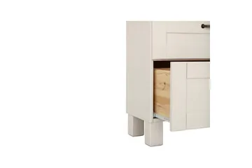 Servantskap Alby 1 skuff, Hvit/Honning - 1 skuff, Hvit/Honning - Oppbevaring - Oppbevaring til baderom - Veggskap & høyskap