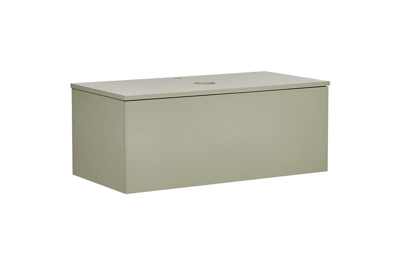 Servantskap Alzira Grønn, 100x52x40 cm - Grønn, 100x52x40 cm - Oppbevaring - Oppbevaring til baderom - Veggskap & høyskap