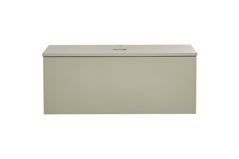 Servantskap Alzira Grønn, 100x52x40 cm - Grønn, 100x52x40 cm - Oppbevaring - Oppbevaring til baderom - Veggskap & høyskap