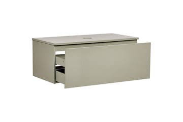 Servantskap Alzira Grønn, 100x52x40 cm - Grønn, 100x52x40 cm - Oppbevaring - Oppbevaring til baderom - Veggskap & høyskap