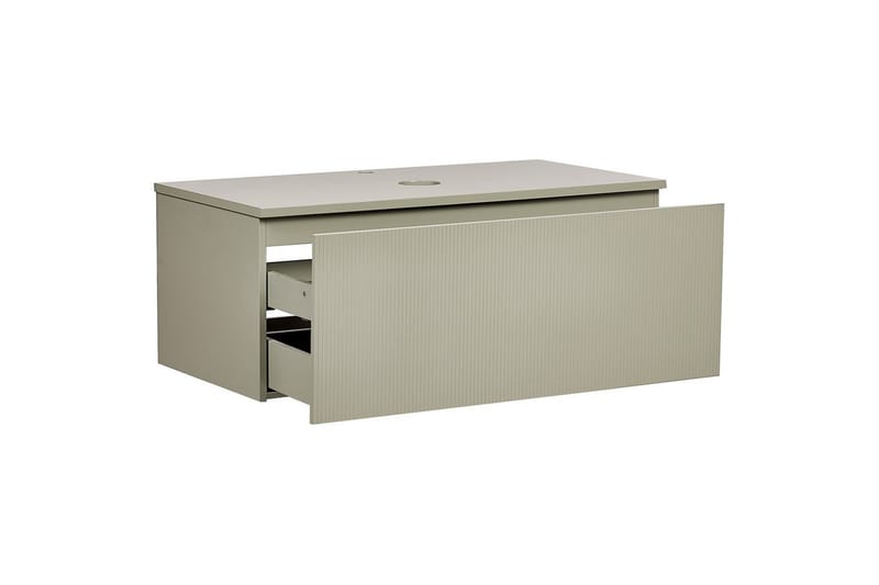 Servantskap Alzira Grønn, 100x52x40 cm - Grønn, 100x52x40 cm - Oppbevaring - Oppbevaring til baderom - Veggskap & høyskap
