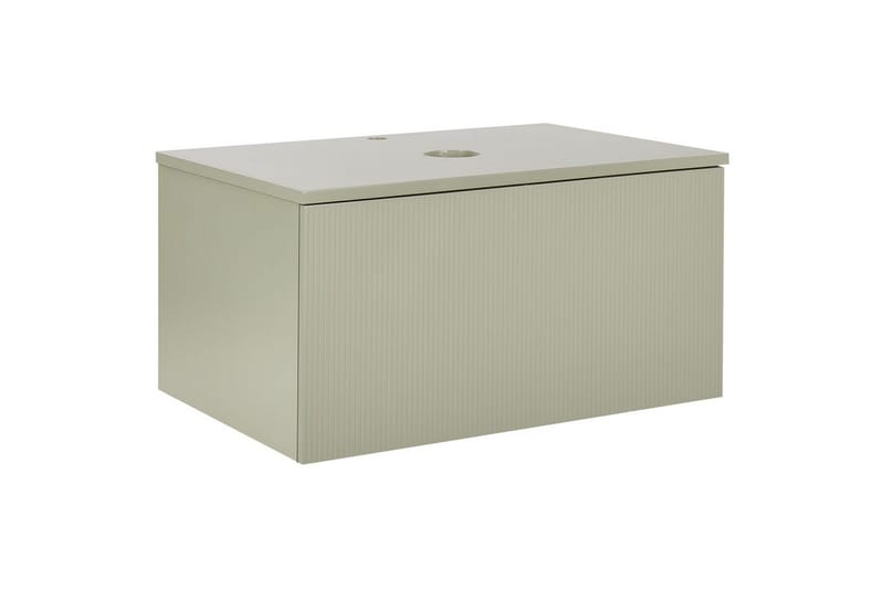 Servantskap Alzira Grønn, 80x52x40 cm - Grønn, 80x52x40 cm - Oppbevaring - Oppbevaring til baderom - Veggskap & høyskap