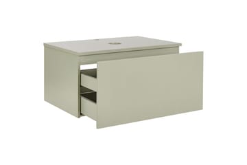 Servantskap Alzira Grønn, 80x52x40 cm - Grønn, 80x52x40 cm - Oppbevaring - Oppbevaring til baderom - Veggskap & høyskap