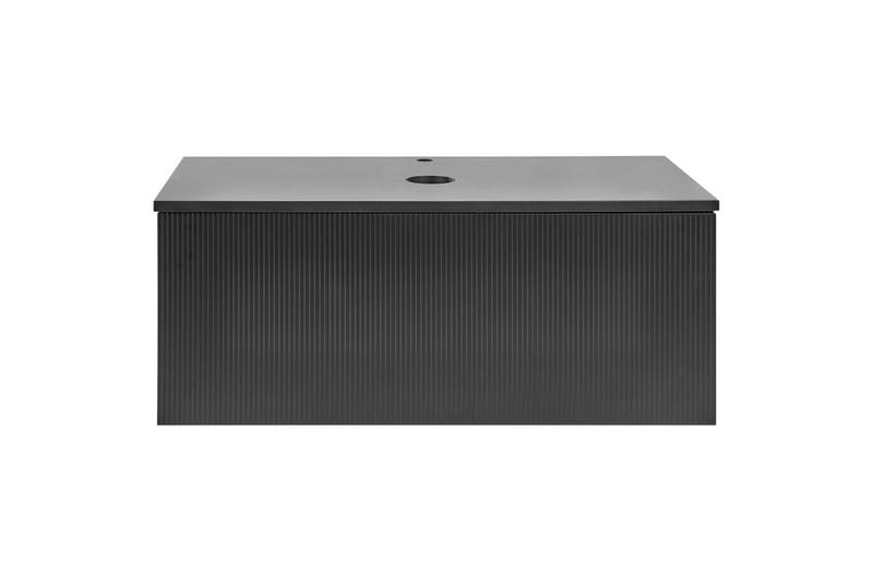 Servantskap Alzira Svart, 100x52x40 cm - Svart, 100x52x40 cm - Oppbevaring - Oppbevaring til baderom - Veggskap & høyskap