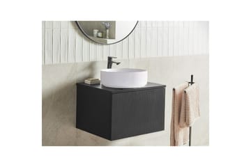 Servantskap Alzira Svart, 60x52x40 cm - Svart, 60x52x40 cm - Oppbevaring - Oppbevaring til baderom - Veggskap & høyskap