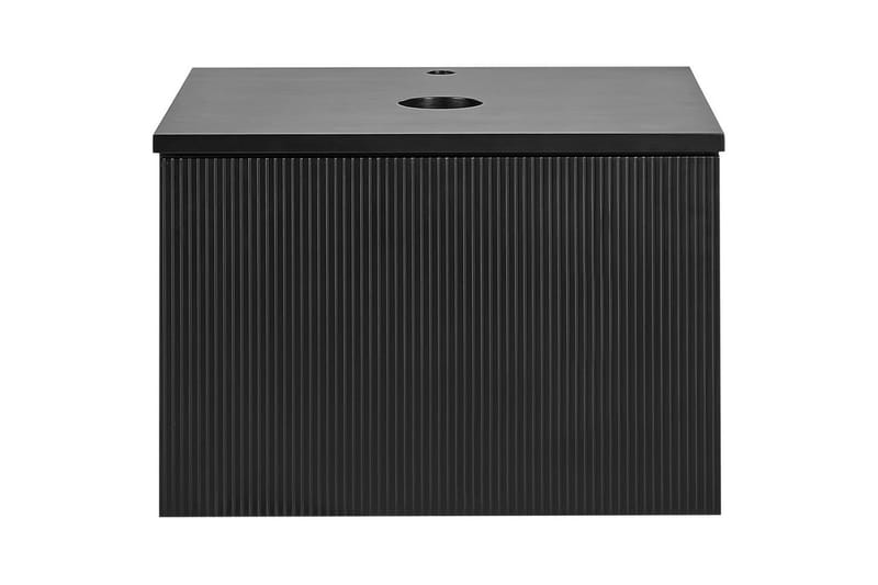 Servantskap Alzira Svart, 60x52x40 cm - Svart, 60x52x40 cm - Oppbevaring - Oppbevaring til baderom - Veggskap & høyskap